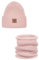 Ander Set aus Mütze und Schal 58 Größe aus 100% Merinowolle - Strickmützen und Schal Damen Herbst