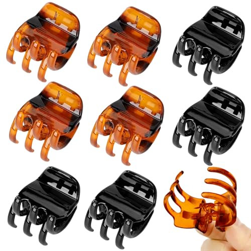 8 Stück Haarklammern, 3,3 cm, starker Halt, Haarklammern für dickes oder mittleres Haar, rutschfeste Clips, Haarstyling-Zubehör sind leicht