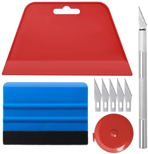 CiCiwind Vinyl Wrap Tools Wallpaper Tools Kit for Peel and Stick Wallpaper Self Adhesive Wallpaper Smoother Tool Wallpaper Kit
