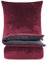 BaSaTex Winter Plüsch Bettwäsche Set Nicky-Teddy Cashmere-Touch Coral Fleece | 140x200 Deckenbezug + 70x90 Kissenbezug | Größe: 140x200 | Farbe: Anthrazit/Bordeaux