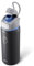 BUZIO Insulated Stainless Steel Water Bottle 1L with Flex Cap, Leakproof, Carry Loop, BPA-Free, Wide Mouth for Sports, Travel, Work, Dark Gray
