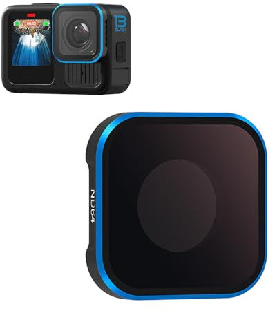 TEHAOUU Filtro para GoPro Hero 13 Fliters impermeable UV, CPL, ND4/8/16/32 atenuación y polarización accesorios de cámara de espejo (ND64)