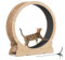 Mondeer Katzenlaufrad für Indoor-Katze, 110cm Laufband mit Abnehmbaren Teppichboden für Katzen Holzlaufrad Laufrad für Kleines Mittel Großes Katze Fitness-Gewichtsverlust-Gerät, Naturholz