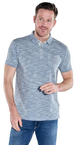 engbers Herren Herren Polo-Shirt Regular, Silbergrau, 38309, Silbergrau in Größe M