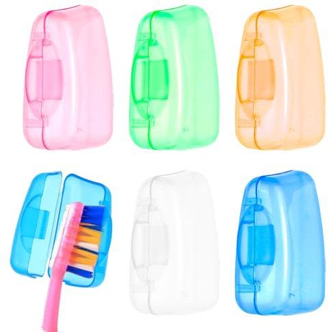 BOHUIZ 10 Stück Zahnbürste Schutzhülle, Zahnbürstenkopf-Schutz Reise Zahnbürsten Abdeckungen für Zuhause, Büro, Hotel und Outdoor