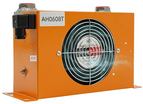 Refroidisseur d'air hydraulique AH0608T - 60LPM 12 V CC - Refroidisseur d'huile refroidi par air