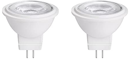 Makergroup MR11 Gu4.0 Bi-pin LED Light Bulb 3W 12VAC/DC Low Voltage LED Spotlights Warm White 2700K-3000K for Outdoor Landscape Lighting and Indoor Recessed/Track Lights 2pcs