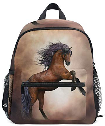 ISAOA Kinderrucksack f¨¹r Kita Kindertasche Kinderrucksack Mini Backpack f¨¹r 1-3 J?hrige(Pferd)