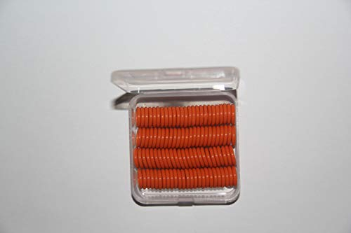 HAKATOP New Orange Pressure Washer O-Rings Seal Kits for 1/4 Quick Coupler