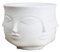 DaDago Moderne Keramik Blumentopf Vase Dora Maar Musa Jonathan Adler Deko Kopf Figur Design - Weiß