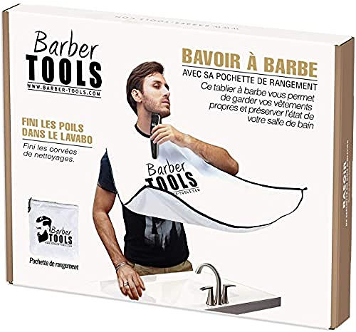 BARBER TOOLS ✮ Bart Schürze | Bib | Bartlatz für Rasur | Bart Lätzchen