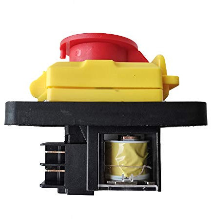 KJD12 Interruttore elettromagnetico KEDU Interruttori a pulsante di arresto di emergenza a 4 pin per strumenti di carpenteria elettrica Trapani da banco Smerigliatrici 16A AC 220-240V