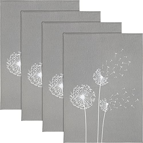 Erwin Müller Geschirrtuch 4er-Pack Baumwolle Pusteblume Größe 50x70 cm