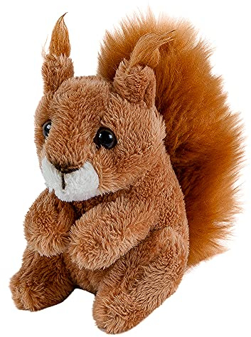 Teddys Rothenburg Eichhörnchen klein 11 cm braun Kuscheltier Plüschtier