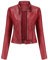 Veste Courte en Cuir pour Femmes, Printemps Et Automne, Veste à Col Montant, Taille EuropéEnne