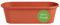 Clever Pots Jardiniere Plastique, Bac a Fleurs Rectangulaire 50cm, Jardinières Extérieures et Interieures avec Drainage pour Fleurs et Plantes, Balcon, Serre, Jardin, Veranda, Patio - Terracotta