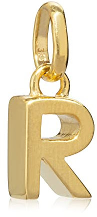 NKlaus Kettenanhänger Buchstabe R 333 Golb Gold 8 Karat 7x5mm klein Amulett Talisman 4067