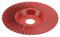 Disco Abrasivo per Smerigliatrice a Disco per Intaglio del Legno Disco Abrasivo per Intaglio in Carburo di Tungsteno 125 Mm per la Lavorazione del Legno(Rosso)