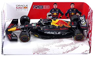 Bburago Die Cast kompatibel mit Red Bull RB18 2022 Max Verstappen Nr. 1 - Maßstab 1/43 Länge 12 cm