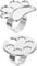 2pcs Nail Art Palette Nail Art Polish Holder Manicure Ring Finger Nail Manicure Board Makeup Display Board Pallet Cosmetic Artist Mixing Mini Stand Gel Pigment Container Zinc Alloy