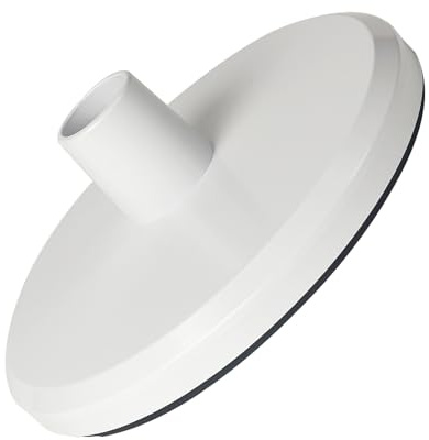 HenSinTc SP1106 Plaque d'aspiration pour piscine Hayward Skim Vac Plate 1082 SP1084 SP1085 SP1075, compatible avec Skimmer Vac de piscine, plaque adaptateur, blanc