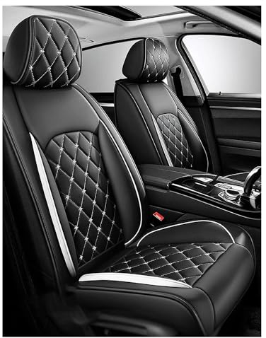 WZZXCVF Autositzbezüge, für Opel Crossland X/SUV (2017-2023) wasserdicht Leder Komplettset Autositzbezüge,Sitzbezüge Auto Vordersitze und hinten,5-Sitzer,D