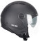 CGM Unisex – Erwachsene Air Jethelm, Mattschwarz, S (55-56cm)