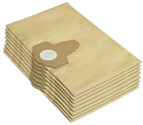Litinliv Lot de 8 Sacs Aspirateur pour Oceanus 15L/20L/30L, Sacs Filtre Papier de Rechange, Sacs Filtre pour Aspirateurs Humides et Secs, Kit Aspirateur Multifonctions, 47 x 30 cm