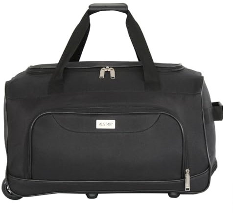 ALISTAIR Black - Sac de Voyage à roulettes – Taille XS 50 cm - Marque Française - Garantie 2 Ans en France