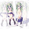 GUANBBD-Anime Körperkissen Touhou Project Kochiya Sanae Körperkissen Anime dakimakura Kurzer Plüsch Material Druck auf beiden Seiten Lebensgroßer Kissenbezug-Kochiya Sanae,40x120cm-shortplush