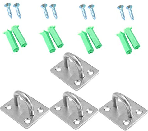 CIYODO Stabiler Deckenhalter in U-form 4 Deckenplattenhaken Aus Edelstahl Einfache Installation Für Den Innen- Und Außenbereich