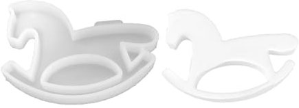 Molde de silicona con forma de caballo para yeso conveniente y molde para hacer figuras de yeso de caballo
