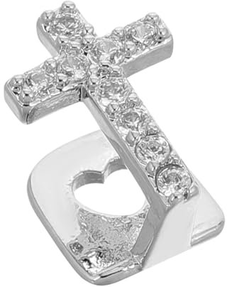 CALLARON 1satz Einzelne Grill-zahnkappe Mit -kreuz Für Kostümpartys Glänzende Zahnschmuck-dekoration Für Und Für Rapper-accessoires Und Cosplay-events