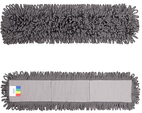 MAYA Recambio Mopa Microfibra Profesional de 60 cm. Alta Eficiencia en Limpieza en Seco y Húmedo. 100% Microfibra