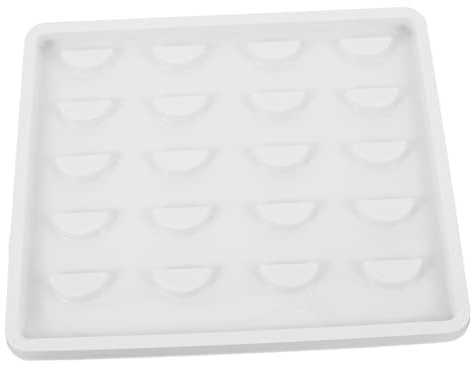 VICASKY False Eyelash Tray Plastic Lash Box Eyelash Storage Case Lash Display Container Protective Cosmetic Organizer