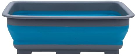 AKLOSIPY Évier Pliable Pliable, Lavabo à Vaisselle, Seau de Lavage Polyvalent, Boîte de Rangement de Cuisine Légère et Portable pour les Pique-niques en Camping, en PP Robuste,