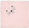 Kindsgut Kapuzenhandtuch Katze aus 100% zertifizierter Baumwolle, kuschelig weich für Babys und Kleinkinder, ideal für zuhause oder unterwegs, Rosa