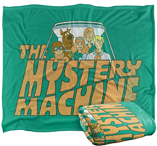 SCOOBY DOO! Optimalweiche Kuscheldecke von Silky Touch, 152 x 127 cm