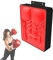 DYK&NX Wandschlagpolster Kampfsport, quadratische Fitness-Box-Pads, Wandschlagpolster aus Leder zur Wandbefestigung (Color : Red)