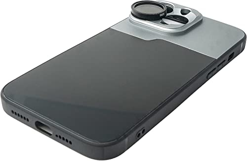 SYSTEM-S CPL Filtre polarisant Circulaire avec Coque Noire pour iPhone 14 Pro Max