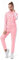 TEZO Damen-Trainingsanzug-Set mit Reißverschluss, langärmelig, lässig, Jogginganzug, Workout, Fitnessstudio, 2-teiliges Outfit mit Taschen, Rosa/Weiß, Large