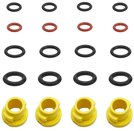 Raheem O Ring Nozzle Set for Karcher Pressure Washer Accessories Compatible with Karcher K2 K3 K4 K5 K6 K7 Hose Nozzle Spare O-Ring Seal 2.640-729.0 Rubber for Efficient Operation