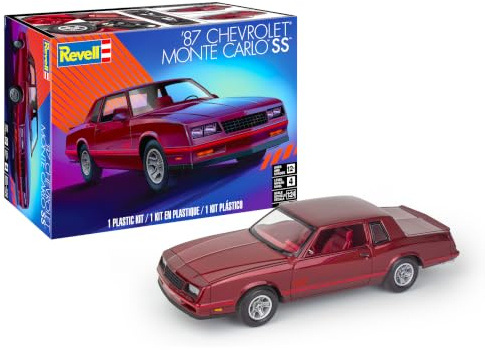 Revell Monogramm 14587 - '87 Monte Carlo SS, Maßstab 1:24, ungebautes/unlackiertes Plastikmodellbausatz