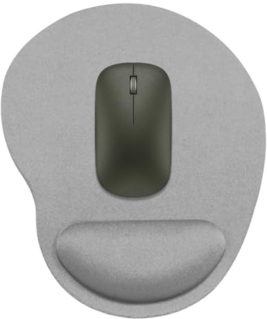 Mäusepad mit Handballenauflage – -Mauspad mit Handgelenkstütze | Ergonomisches Mousepad Wrist Rest | Bequemes Computerzubehör Handgelenkpolster für Damen und Herren, ideal für Büro und