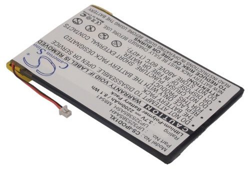 CS-IPOD1XL Akku 2200mAh Kompatibel mit 2nd Generation, iPOD 1st Ersetzt P325385A4H