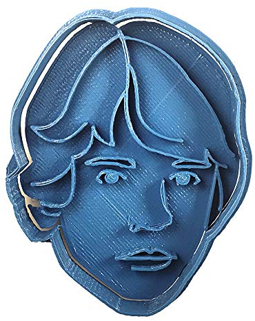 Cuticuter Star Wars Luke Keksausstecher, Blau, 8 x 7 x 1,5 cm