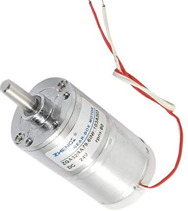 Aexit Cableado 6mm Diámetro del eje Eléctrico Horno (model: A2021VIX-1881BF) Motorreductor 24VDC 80RPM
