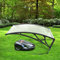 Willonin Mähroboter Garage Dach Carport für Rasenmäher Automower 102 x 78,3 x 34 cm Mähroboter Carport Schutzhülle Schutz vor Regen, Hagel und UV-Strahlen (Transparent)