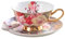 Europe Noble Bone China Kaffeetasse Untertasse Löffel Set 200ml Luxus Keramik Tasse Top-Grade Porzellan Teetasse Cafe Party Trinkgeschirr