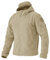 EKLENTSON Veste Polaire Coupe-vent pour Homme - Pour plein air - Avec Fermeture éclair et Capuche,Beige,L